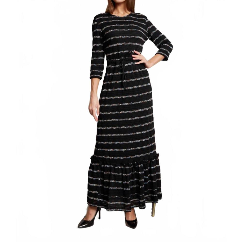 NEW JAPPAREL shai knit dress in black